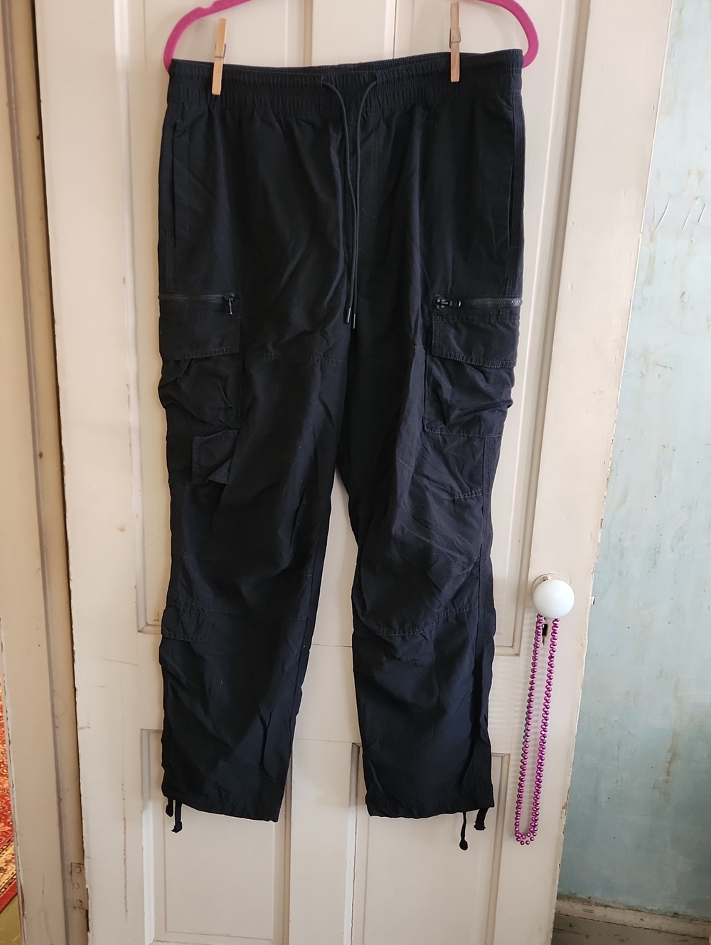 Aeropostale Black Women's Cargo Joggers